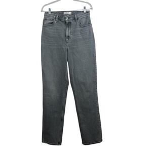 Abercrombie & Fitch Curve Love The 90s Straight Ultra High Rise Jeans 29/8 Long